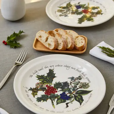 Portmeirion The Holly & The Ivy Dinner Plate 25cm – Set of 6