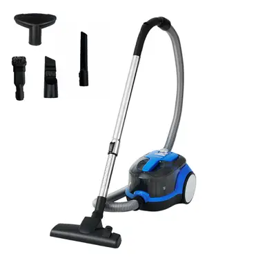 ochama Aspirateur balais filaire multifonction, 800 W, 1,1 L - Noir et bleu