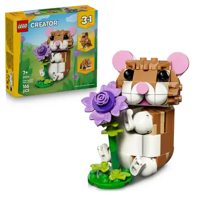 LEGO Creator 31376 Niedlicher Hamster mit Blume