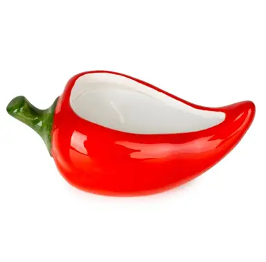 Candlelight Candle Chilli Ceramic Red