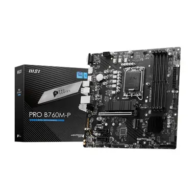 MSI PRO B760M-P moederbord Intel B760 LGA 1700 micro ATX