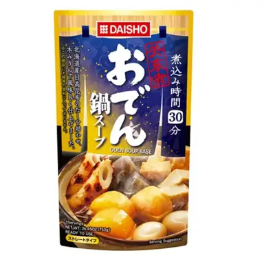 DAISHO Base de Bouillon pour Fondue Japonaise Oden 750 g