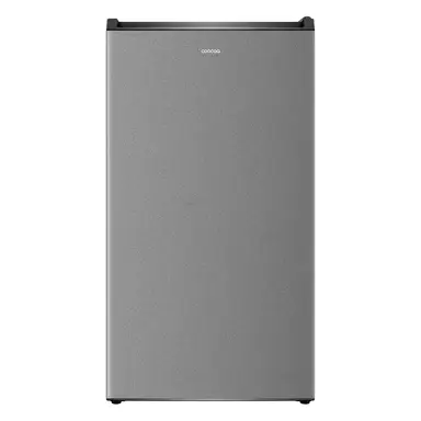 coocaa Ein-Tür-Kühlschrank 83L, präzise Temperaturregelung, verstellbare Füße, umweltfreundliche Innenverkleidung, Griffmulde, antibakterielle Türdichtung, geräuscharmer Kompressorkühlungstyp, Energieeffizienzklasse E, SRS-120DTE