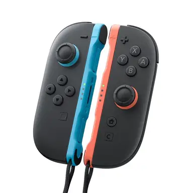Nintendo Switch 2 Manettes Joy-Con gauche bleu clair et droite rouge clair