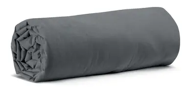 Vivaraise Calita Drap-housse couleur Carbone - 140 x 190 x 30 cm