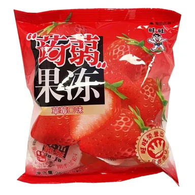 Want Want Konjac Jelly Aardbeiensmaak 200g