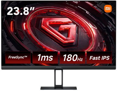 Xiaomi Gaming Monitor G24i - 23.8 inches - 1,920 x 1,080 pixels - 180 Hz - IPS - 16:9 - Response time 1 ms - 1,000:1 - Brightness 250 cd/m² 