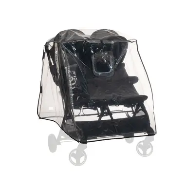 Hauck Universal Rain Cover for Sibling Strollers / Twin Buggies