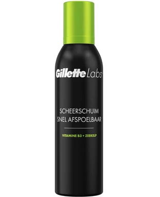 GilletteLabs Snel Afspoelbare Lichtgewicht Scheerschuim - Van Gillette Voor Mannen - 240ml