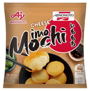 Ajinomoto IMOMOCHI Cheese Rice Cakes 600g (24-Pack)