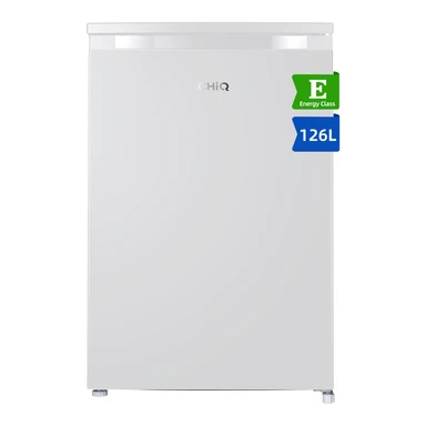 CHiQ JKR120DWE 126L 55cm White Larder Fridge – Freestanding Under Counter Fridge, E Rated