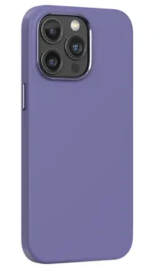 COMMA Nature Series Magnetic Silicone Phone Case - iPhone15 Pro - Purple