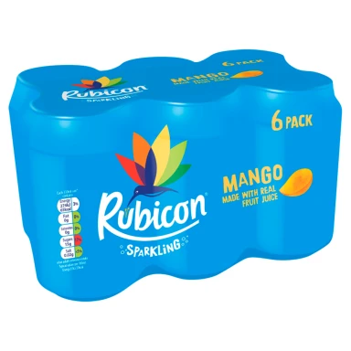 Rubicon Sparkling Mango 6 X 330Ml