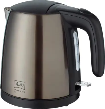 Melitta Prime Aqua Mini Wasserkocher Edelstahl Metallic Grau 1,0 L 2200 W 1018-06
