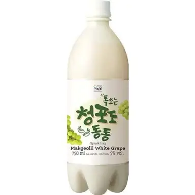 WOORISOOL Reiswein Makgeolli Weiße Traube 5% Alk.-750ml