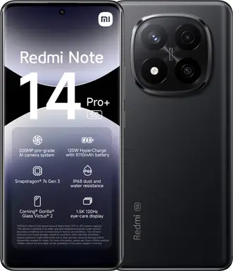 Redmi Note 14 Pro+ 5G 12+512 Middernacht Zwart