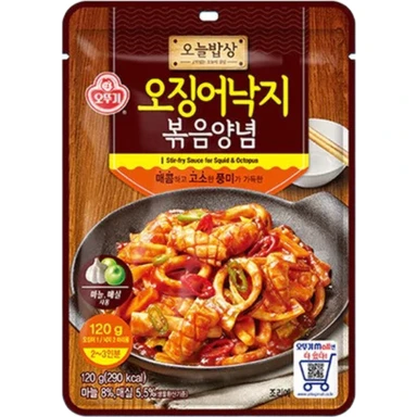 Ottogi Woksaus voor Inktvis en Octopus 120g