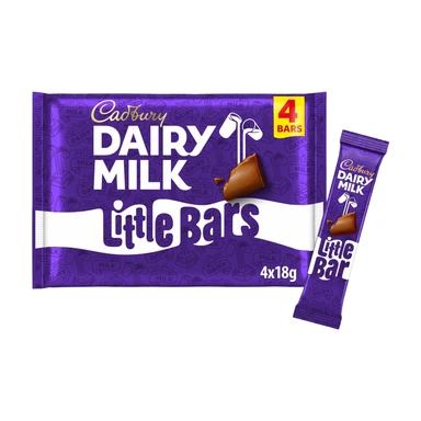 Cadbury Dairy Milk Little Bar 4 Pack 72G