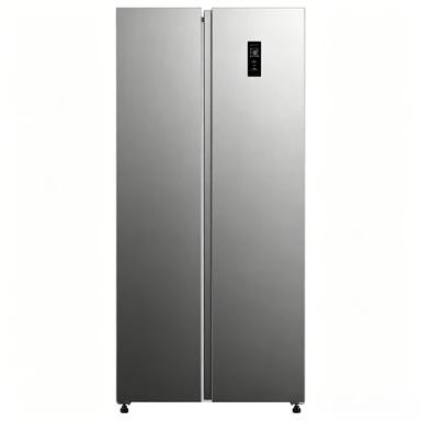 Sonlu CC-520WE 444L Grande capacité de, sans givre, fonctionnement ultra-silencieux à seulement 40 dB, refroidissement rapide et design argent clair[Classe énergétique E]