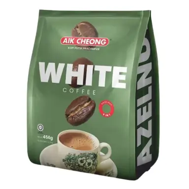 Aik Cheong White Hazelnut 4-in-1 Instant Coffee Mix, 38g x 12 Sachets