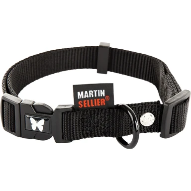 MARTIN SELLIER Halsband Nylon Zwart 50-70x4 cm