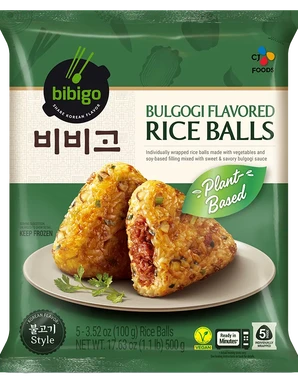 Bibigo Boulettes de riz végétales saveur bulgogi - 500 g