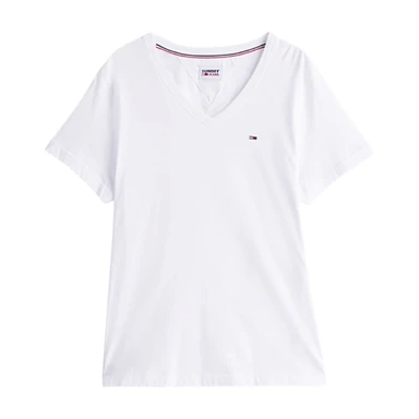Tommy Hilfiger TJM Original t-shirt en jersey à col en V blanc pour homme - taille L