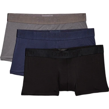 Calvin Klein lot de 3 boxers taille basse FZ7 noir, bleu et gris - taille L