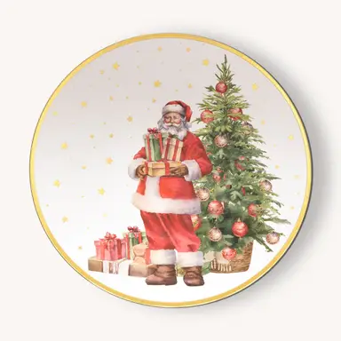 Feeric Kerstman-serveerschaal, 33cm