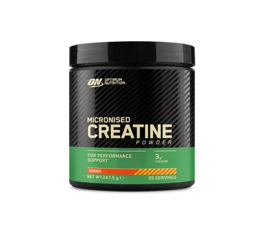 Optimum Nutrition Poudre de créatine micronisée orange - 247,5 g, 55 doses