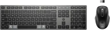 HP 720 Multi-Device Rechargeable Wireless Keyboard and Mouse Combo