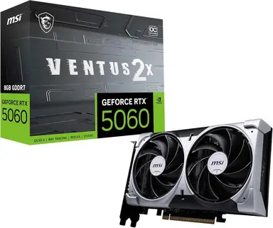 MSI GeForce RTX 5060 8G VENTUS 2X OC Graphics Card
