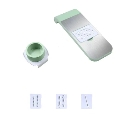 BJ vegetable cutting tool, shredder, planer, kitchen potato shred slicer, shredder with 3 blades and hand guard