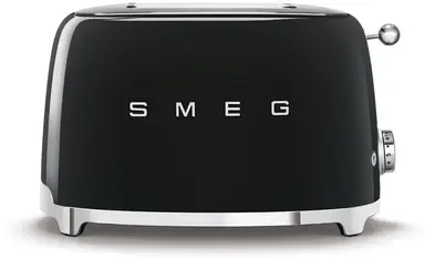SMEG compacte broodrooster TSF01BLEU, zwart