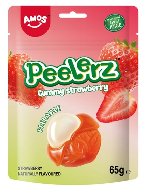Amos Peelerz Gummy Strawberry 65g