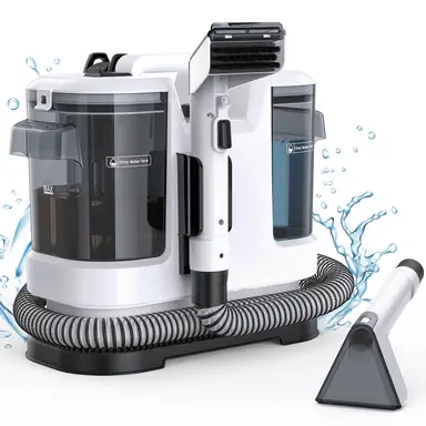 Lubluelu  Washing Vacuum Cleaner Wet Vacuum Cleaner 450 W Carpet Cleaner with 13500 Pa Suction Power, Upholstery Cleaner Device Stain Cleaner with Large Tank & Long Cable for Carpet, Sofa, Upholstery, Lubluelu+V6+Carpet Washers
