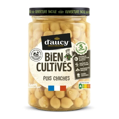 D'AUCY Bien cultivés Pois chiches - 250 g