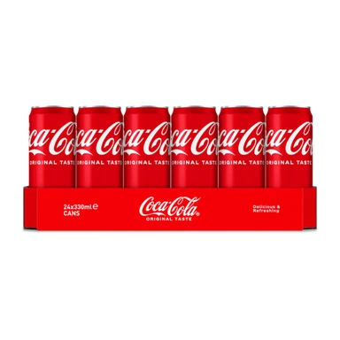 Coca-Cola Original Taste Cola - 24 x 330 ml