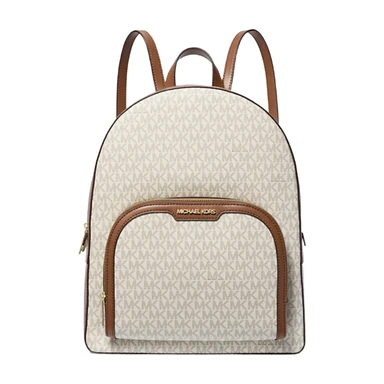 MICHAEL KORS JAYCEE Sac à dos Logo Grand - Vanille