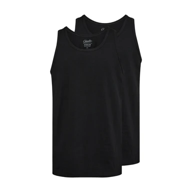 JBS Claudio 2er-Pack Baumwoll-Tanktops Schwarz S