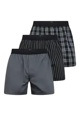 JBS 3-pack boxershorts. Mehrfarbig30    L