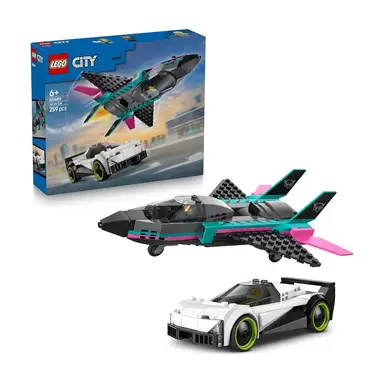 LEGO CITY 60489 Jet vs. Car