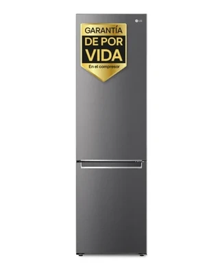 LG GBP62DSNGN vrijstaande koelkast - 189 L capaciteit - smart inverter compressor - boven geplaatste vriezer