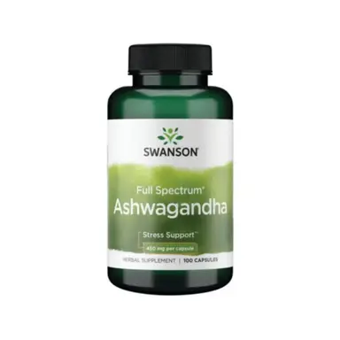 Swanson Ashwagandha Stress Adaptogen 450 mg - 100 Capsules