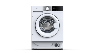 Midea MFA06W90BA/W-UK 9kg 1400 Spin Integrated Washing Machine, White, A Rated