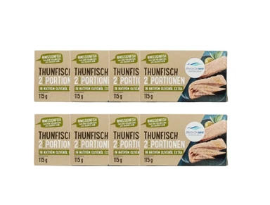 Deutsche See Thunfisch in Olivenöl extra vergine 185 g x 8