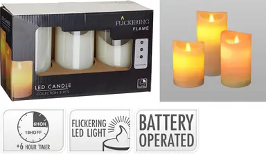 LED CANDLE SWING FLAME S3