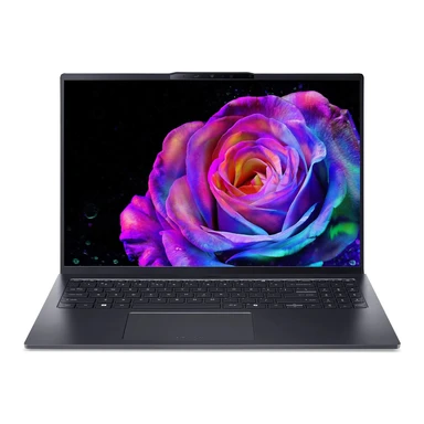 Acer Swift Go 16 OLED (SFG16-73-92GG) Ultrabook/Laptop, 16" WUXGA+ OLED 120Hz Display, Intel Core Ultra 9 285H, 32 GB RAM, 1 TB SSD, Intel Arc 140T GPU, Windows 11, QWERTZ-Tastatur, Grau