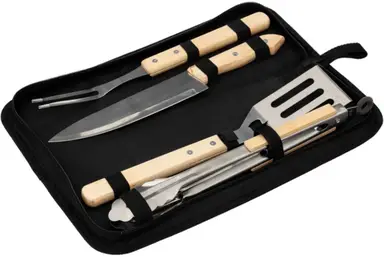 4-delige BBQ-set met Draagtas