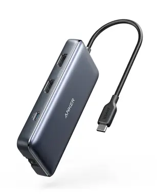 Anker USB C Hub, PowerExpand 8-in-1 USB C Adapter